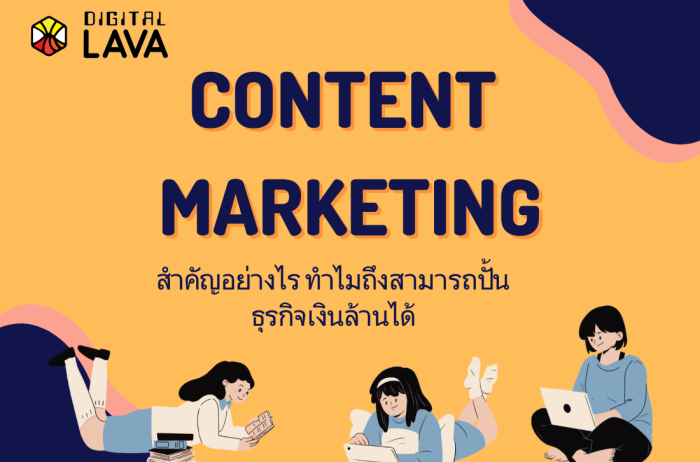 ทำไมการตลาดแบบ Content Marketing ถึงสามารถปั้นธุรกิจเงินล้านได้